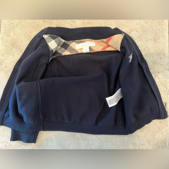 Burberry Children Zip Up Sweater - size 6 mo - Picture 5 of 6